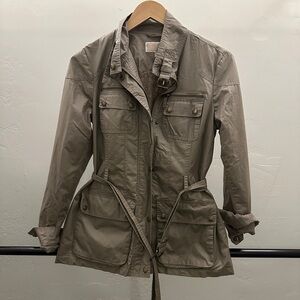 Michael Kors Rain Jacket Belted Safari